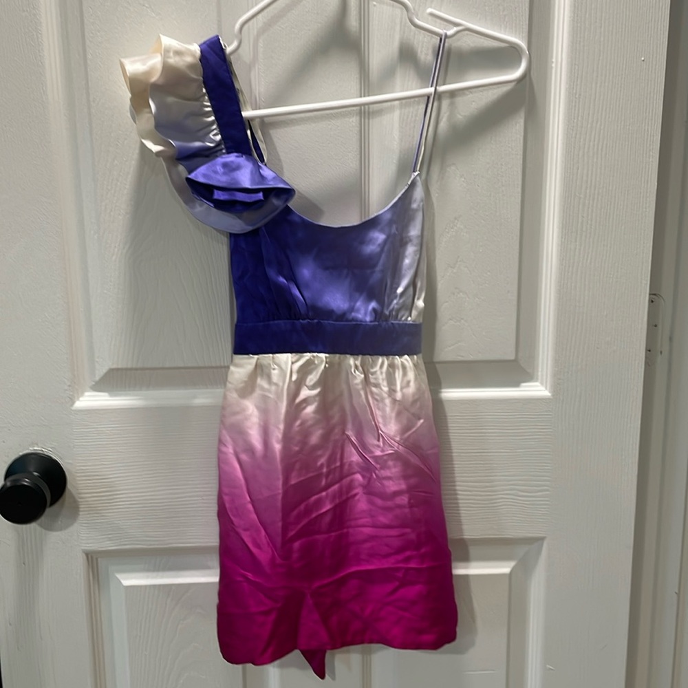 NWT Voom by Joy Han Silk Top S multicolored sleeveless